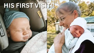 Ryker’s First Time at the Grandparents