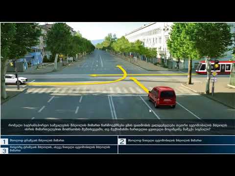 17 მართვის მოწმობის ბილეთები (10.შუქნიშნის სიგნალები)