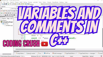Variables and Comments in C++ in  Urdu\Hindi | C++ Tutorial | Coding Crush