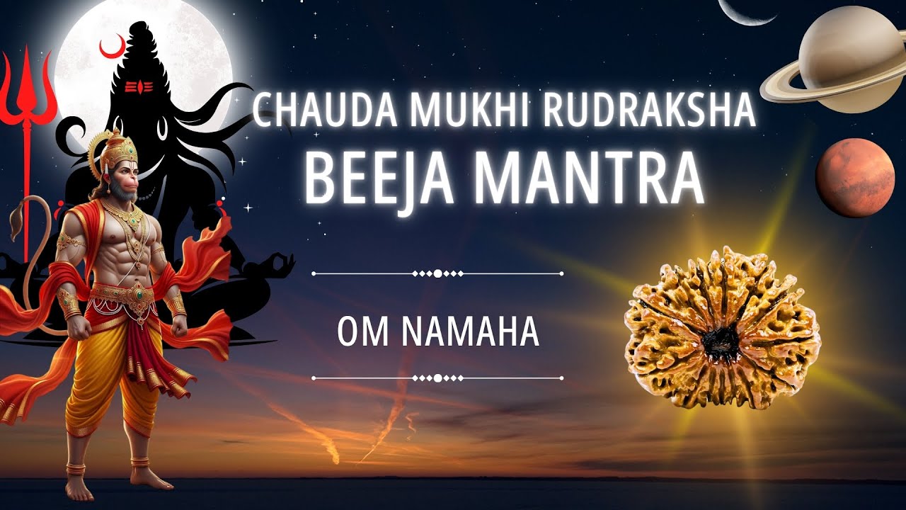 14 Mukhi Rudraksha Beeja Mantra for Courage, Intuition and Right Decisions |