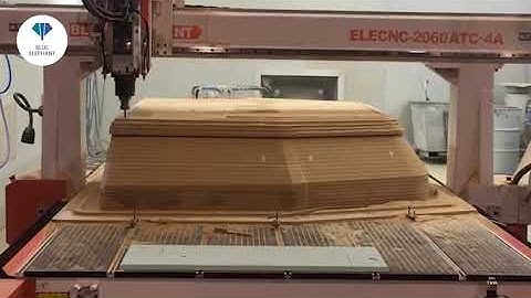 New Zealand client is pleased to work with his ELE 2060 ATC 4 axis CNC woodworking machine