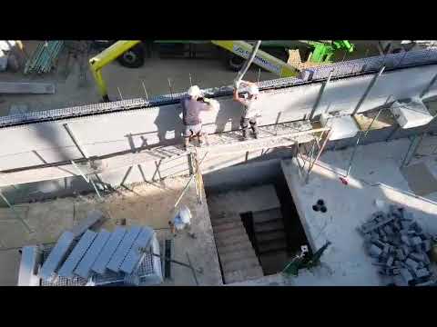 Concrete pour of Styro Stone passive house around Sevilla Part 1