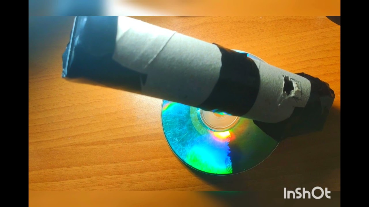 Build your own spectroscope (kids crafting activity)