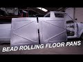 Bead Rolling Sheet Metal Floor Pans {MK1 Caddy Rear Bed}