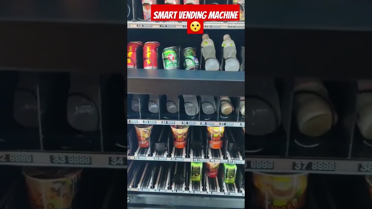 smart vending machine 🤯🤖 