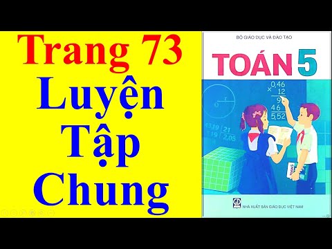Video Toán Lớp 5 - Trang 73 - Luyện Tập Chung - youtube