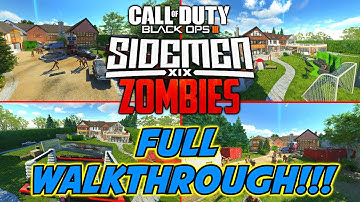 SIDEMEN ZOMBIES - FULL WALKTHROUGH!!! | Zombies Custom Map (Black ops III)
