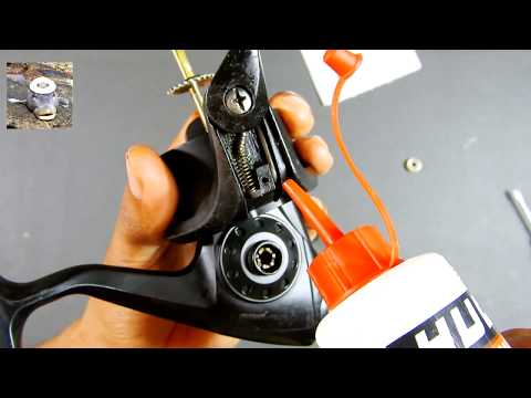 Maintenance of reel, crank, thread guide and pick up || How to keep fishing reel