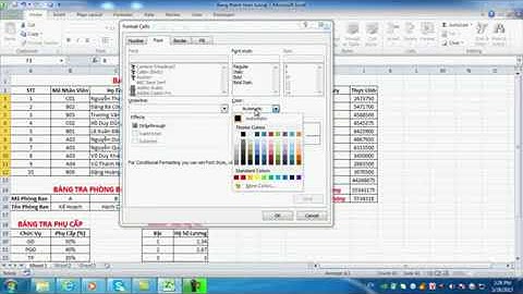 MSITA   Chứng chỉ CNTT cơ bản   Module 3   bài 14   Ví dụ về ứng dụng hoàn chỉnh trong Excel
