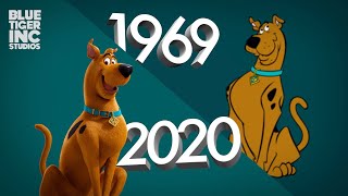 Scooby Doo Character Evolutions (1969-2020) - SCOOB!