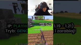 Wielki test szczęścia w minecraft! #minecraft #serwerminecraft #mcpl