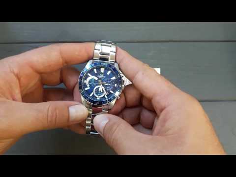 Краткий обзор: часы Casio EFV-570D-2AVUEF. Японские кварцевые часы с синим циферблатом Краткий обзор: часы Casio EFV-570D-2AVUEF. Японские кварцевые часы с синим циферблатом