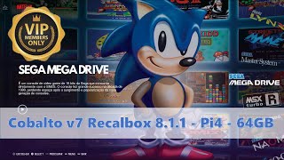 Cobalto v7 - 64GB - Recalbox 8.1.1 - Raspberry Pi4