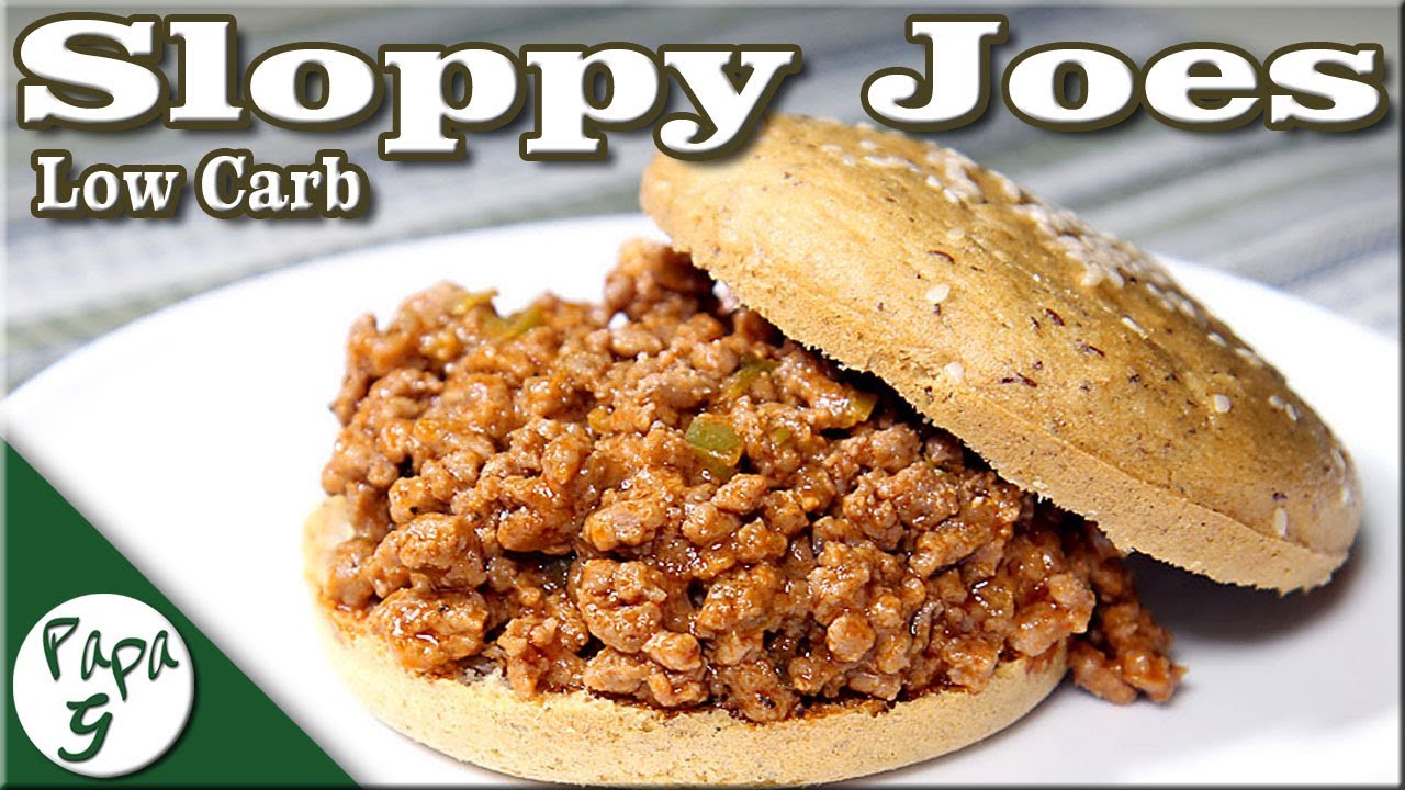 Classic Sloppy Joes Low Carb Keto Sandwich Recipe YouTube