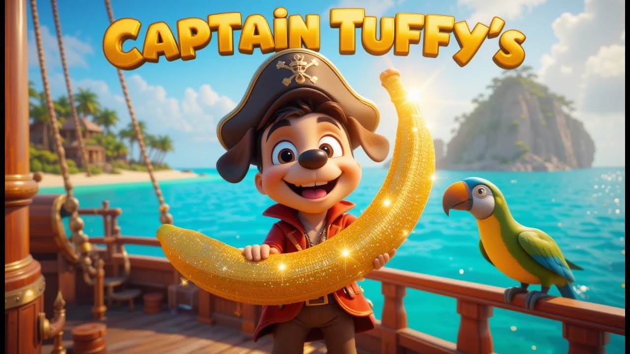 Captain Tuffy’s Gold Banana – Funny Pirate Monkey Treasure Hunt Adventure for Kids