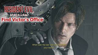 Leon - Find Victor's Office | Resident Evil Requiem Gameplay