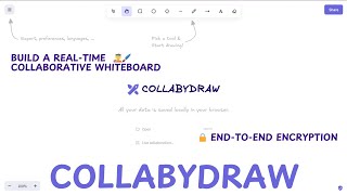 CollabyDraw – Build a Real-Time Collaborative Whiteboard with E2EE | 🧠 Next.js | WebSockets | Turbo