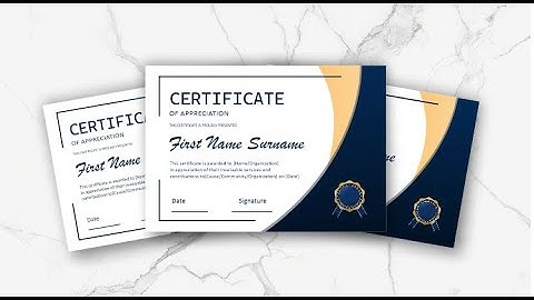 How To Design a Certificate in CorelDraw | Certificate Design