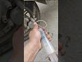 The needle tube used to refuel and bleed the brakes is convenient and practical #Electric Vehicle Re