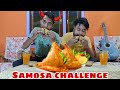 Samosa/Singra challange || Sunday vlog Episode 02|| 😂😂Aji dhamaka hobo