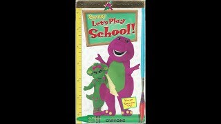 Barney Home Video Screener Lets Play School