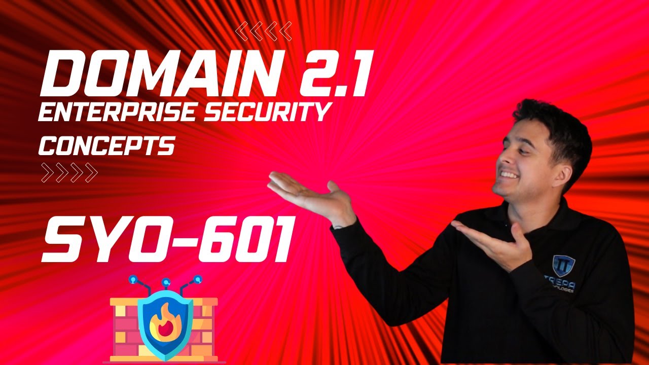 Free SEC+ | Domain 2.1 - Enterprise Security Concepts | Full SY0-601 ...