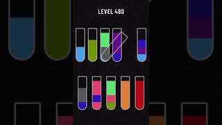 Water sort puzzle game Level 480 screenshot 3