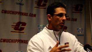 Central Michigan's Dan Enos Post Game vs Michigan State