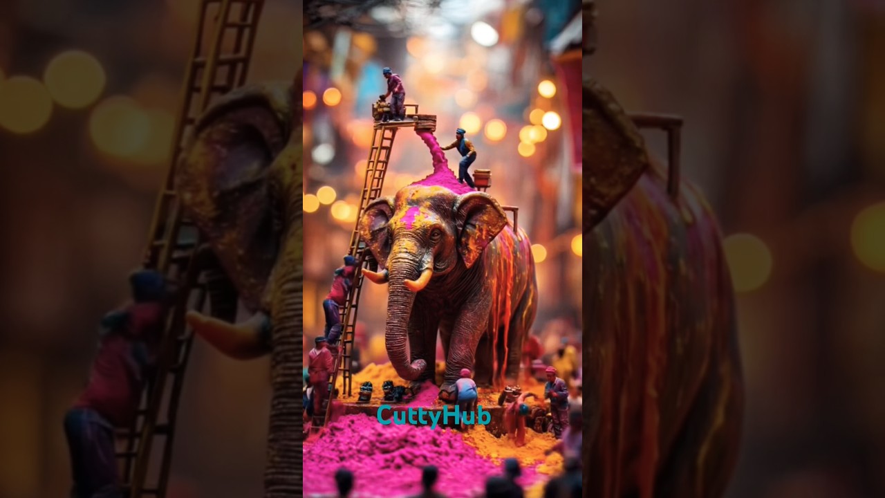 holi festival in ai world 