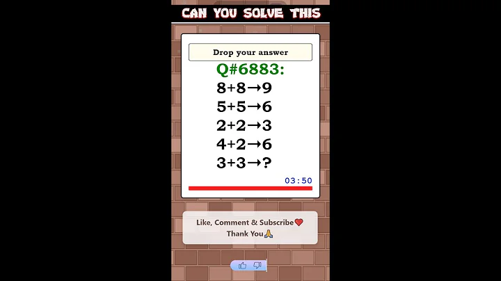 🚀 Math IQ Test LIVE: Can You Beat Every Puzzle Before the Timer Ends?
