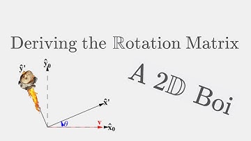 Deriving the Rotation Matrix in 2 Dimensions!