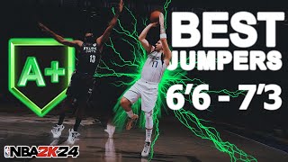 8 OF THE BEST JUMPSHOTS FOR 6'6-7'3 AND ALL 3PT RATINGS IN NBA 2K24! - HOW TO SHOOT BETTER IN 2K24!
