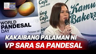 VP Sara Duterte, nakiisa sa World Pandesal Day; Paboritong palaman, ibinahagi
