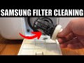 How to Clean Washing Machine Filter Samsung
