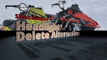 Skinz Helium Headlight Delete Alternative for Polaris Axys RMK