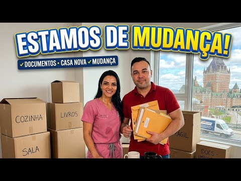 #65 UMA NOVA ESTAPA ESTÁ CHEGANDO | ESTAMOS DE MUDANÇA #quebec #vlog #viral 