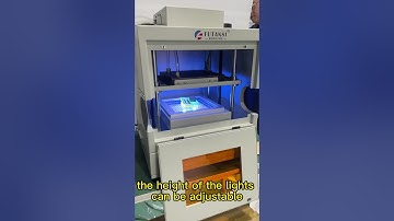 customized UV LED Curing Chamber Ovens, height adjustable,two lights irradiation #uvcuring #oven