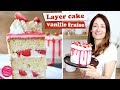 🍓 LAYER CAKE VANILLE FRAISE ~ Recette légère et gourmande 🍓