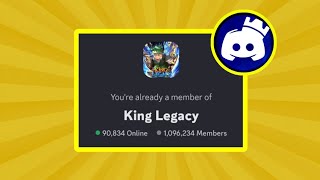 How To Join KING LEGACY Discord Server - Easy & Quick (2026) 