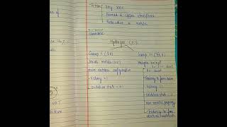 HYDROGEN class 11th #CHEMiSTRY #class11 #notes #shorts