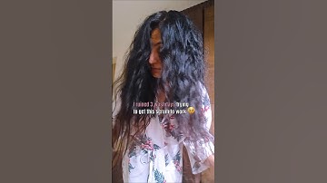 Ashba Styling Serum on 2b Wavy Hair