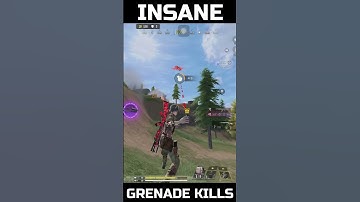 INSANE GRENADE KILLS | CALL OF DUTY MOBILE BATTLE ROYALE #shorts #codm #codmobile
