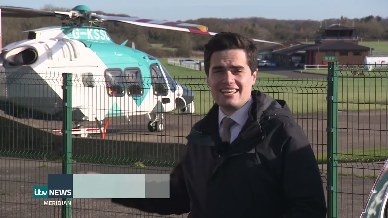 Air Ambulance Kent Surrey Sussex gets new advanced equipment | ITV News Meridian | Kit Bradshaw