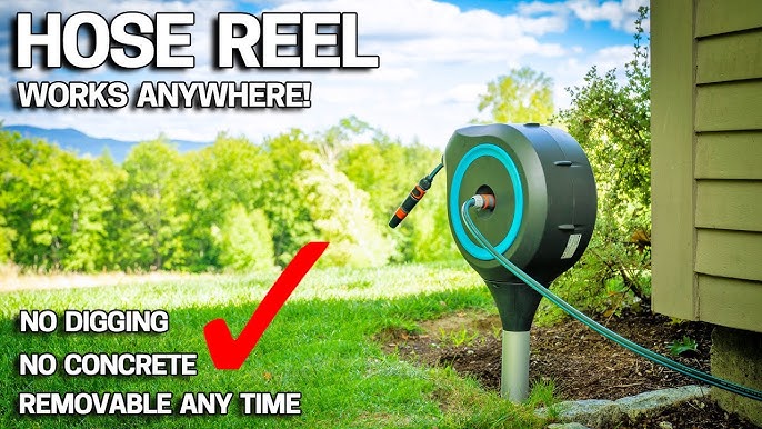 Gardena Auto Hose Reel, 100 ft Install Review 