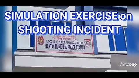 BANTAY MPS Shooting Incident Simulation Exercise