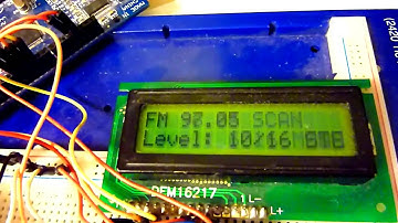 Arduino digital FM tuner with TEA5767