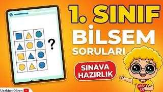 BİLSEM 1. Sınıf Tablet Sınavı Soruları (Tüm Soru Tipleri)