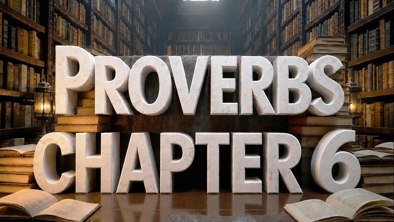 Proverbs - Chapter 6 (Part 1) - YouTube