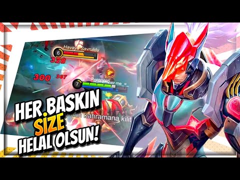 ATTIĞIM HER BASKIN SİZE HELAL OLSUN! - SABER STAR KOSTÜM - Mobile Legends