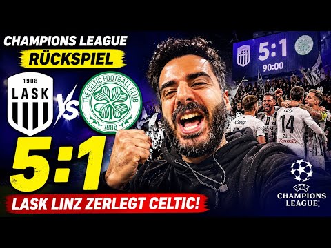 LASK LINZ 5:1 CELTIC! 🔥 Unglaubliches Champions League Rückspiel!